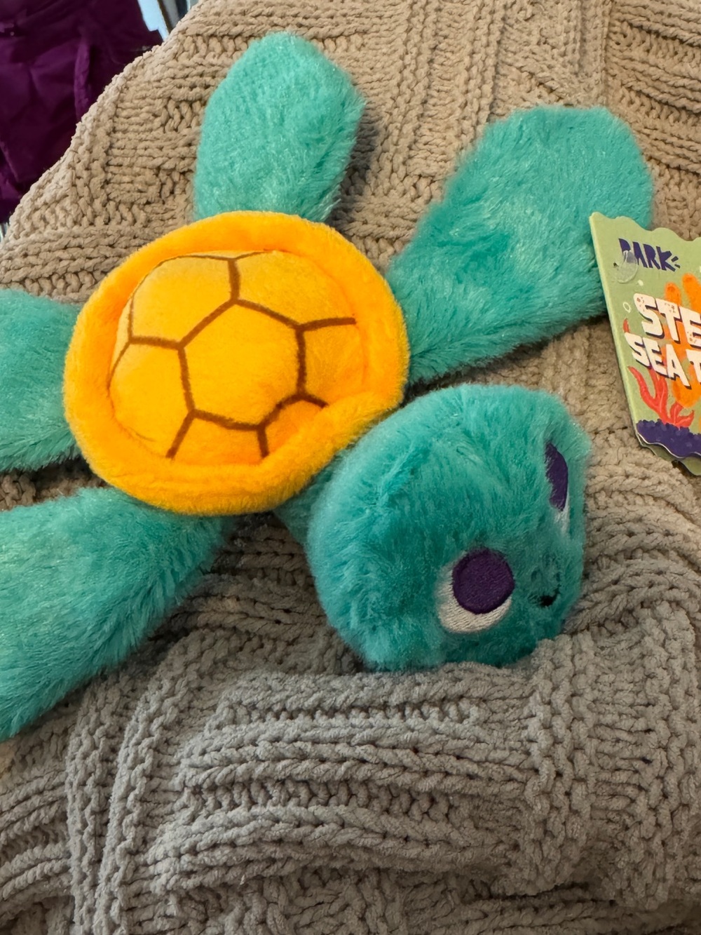 Bark ‘Stevie Sea Turtle’ Plush Dog Toy